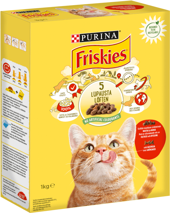 Kattmat Oxkött kyckling & lever