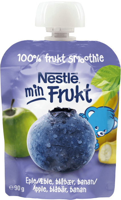 Smoothie Äpple, Blåbär & Banan 6M