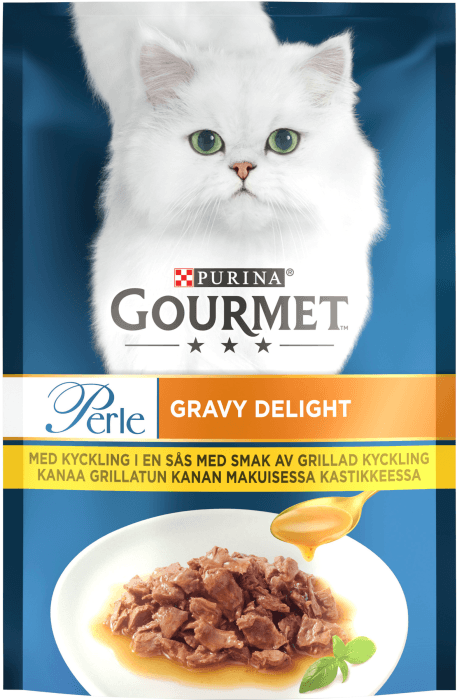 Kattmat Kyckling Gravy Delight t
