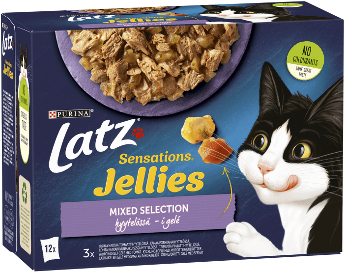 Kattmat Sensations Jellies Mix Selection i géle