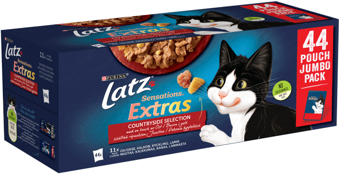 Kattmat Sensations Extras Countrys Selection i gelé