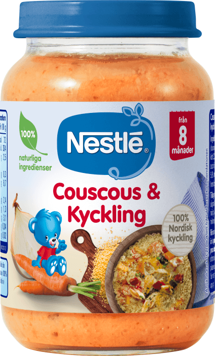 Barnmat Couscous & Kyckling 8 mån