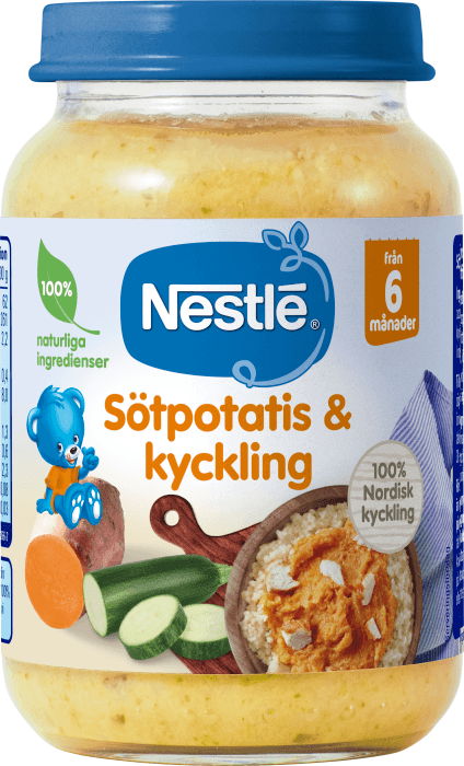 Barnmat Sötpotatis & Kyckling 6 mån