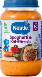 Barnmat Spaghetti & Köttfärssås 1-3År