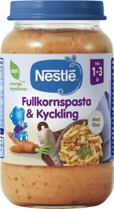 Barnmat Fullkornspasta & Kyckling 1-3år
