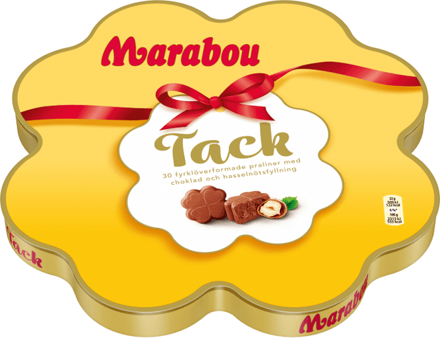 Chokladpraliner Hasselnöt Tack