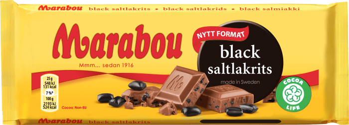 Chokladkaka Black Saltlakrits