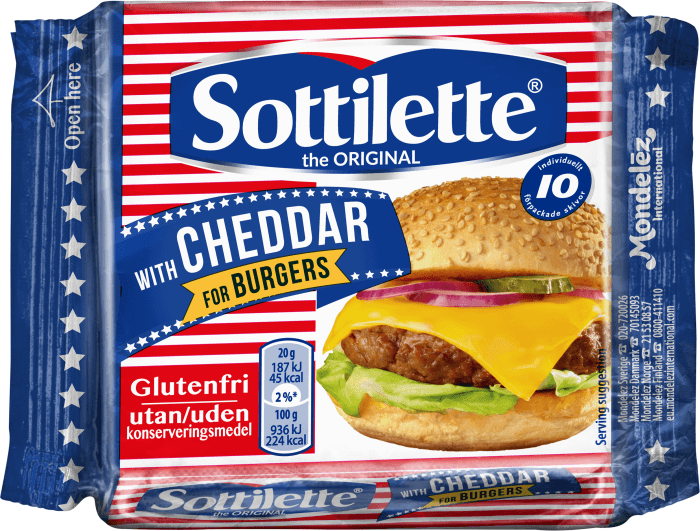 Hamburgerost Cheddar
