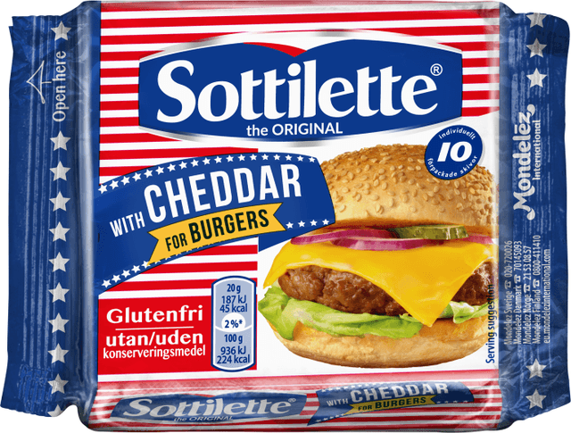 Hamburgerost Cheddar