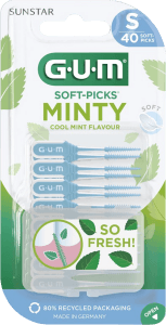 Mellanrumstandborste Soft Picks Minty Small