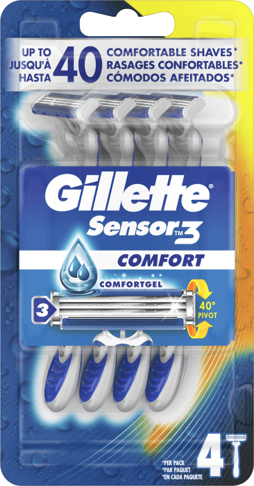 Rakblad Sensor3 Comfort Gilette