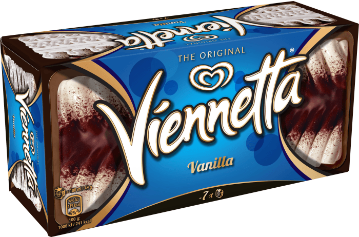 Glasstårta Viennetta Vanilj