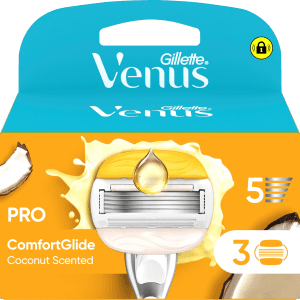 Rakblad Pro Comfort glide Coconut 3-pack