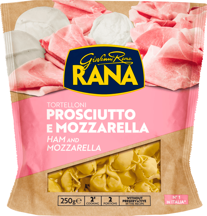 Färsk Pasta Tortelloni Prosciutto Mozzarella