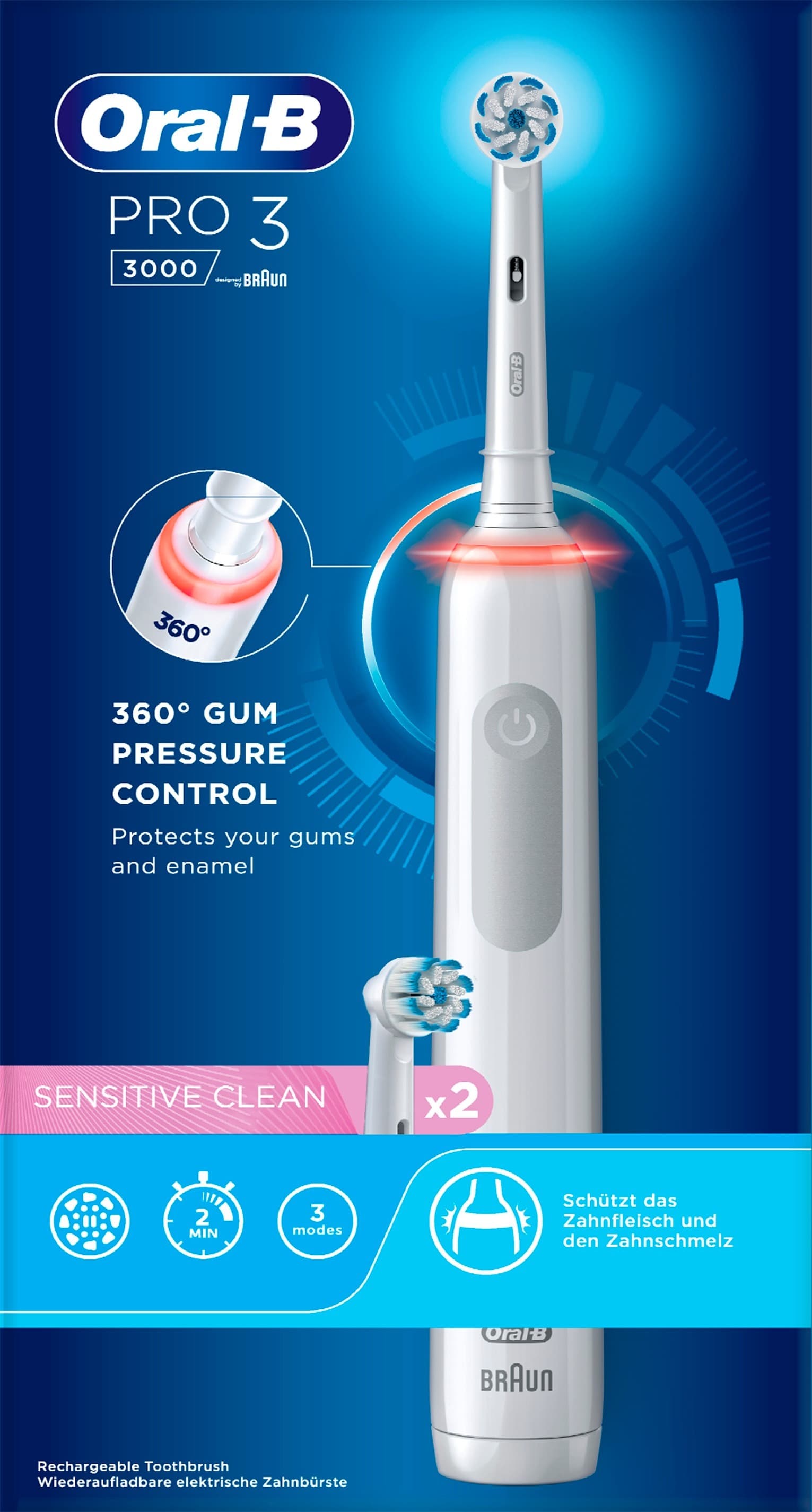 Pro3 White + Extra Sensi Brush Head