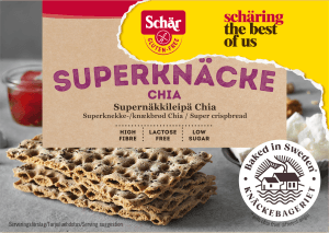 Superknäcke Chia glutenfri