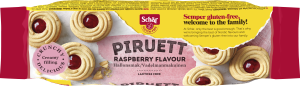 Piruett Rasberry hallonfyllda kex glutenfri