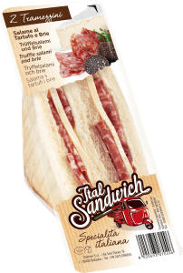 Sandwich Tryffelsalami och Brie