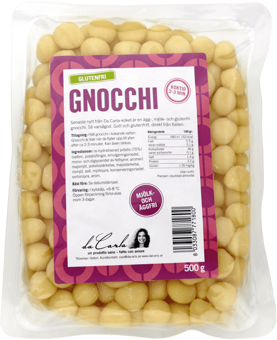 Gnocchi Glutenfri
