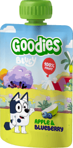 Barnsnacks Bluey apple & blueberry 3år
