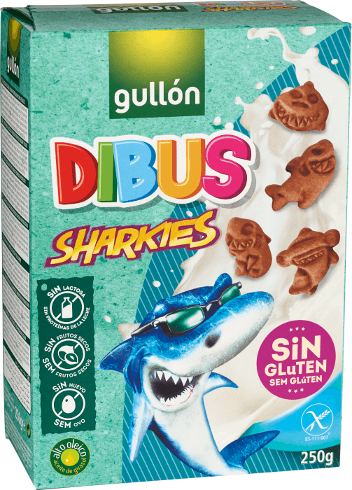 Glutenfria Kex Sharkies
