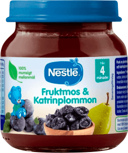 Fruktmos & Katrinplommon 4 mån