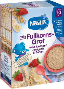 Gröt med Jordgubb & Banan 1-3 år