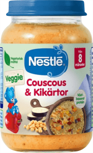 Barnmat Cousco & Kikärter 8M