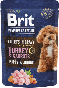 Hundmat Filéer Kalkon & Morot Valp/Junior