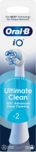 Tandborsthuvud iO Ultimate Clean Vit 2-pack