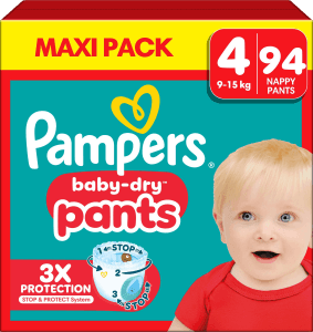 Byxblöjor Baby Dry Pants Strl 4 9-15kg