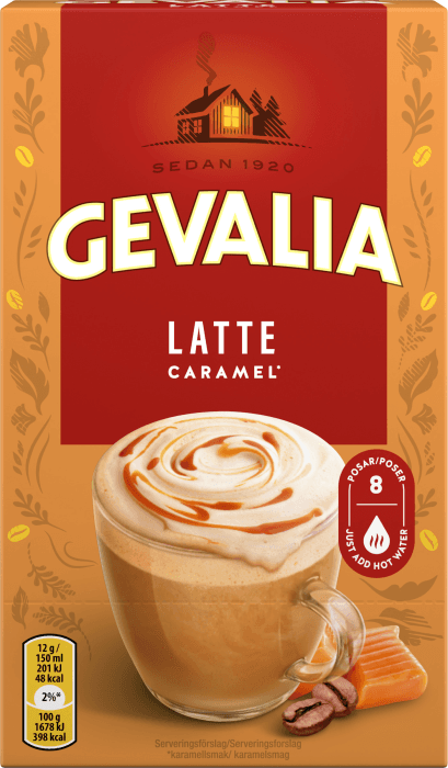 Kaffe Latte Caramel 8-p
