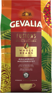 Kaffe Fusion Brazil & Colombia hela bönor