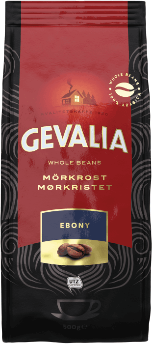 Ebony Hela Kaffebönor Mörkrost