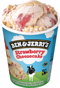 Glass Strawberry Cheesecake Fairtrade