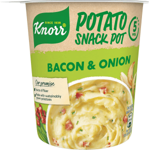 Snack Pot Potatismos, Bacon & Lök