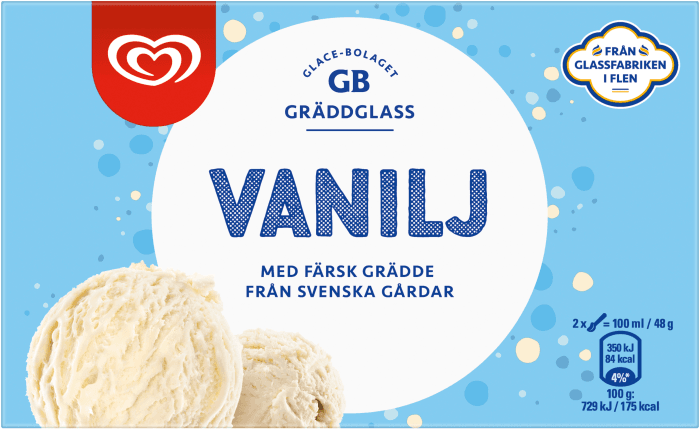 Gräddglass Vanilj