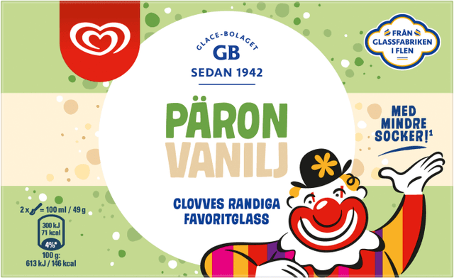 Glass Päron & Vanilj Clovves Favorit