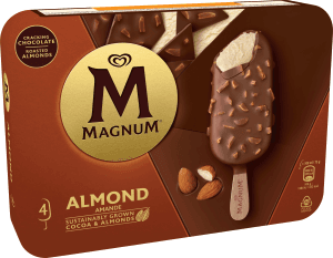 Glasspinnar Mandel 4-p