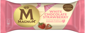 Glass White Chocolate Strawberry