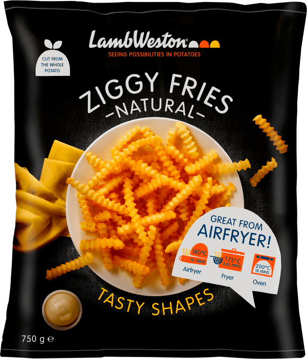 Pommes frites Ziggy fries Fryst