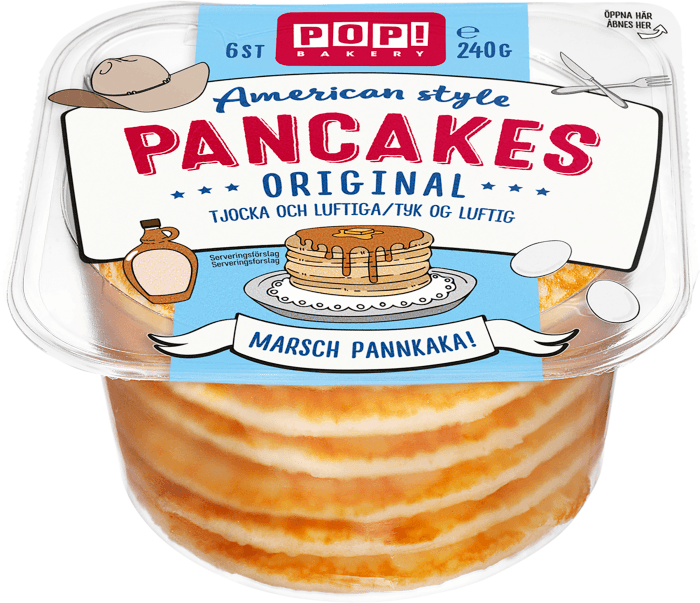 Pannkakor Amerikanska 6-p