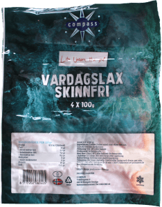 Laxportioner skinnfri vardagslax