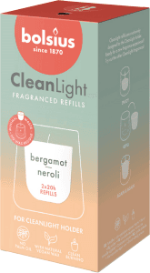 Doftljus Cleanlight Bergamott & neroli Refill 2-pack