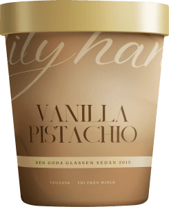 Vegansk Glass Vanilla Pistachio