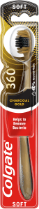 Tandborste 360 Charcoal Gold Soft