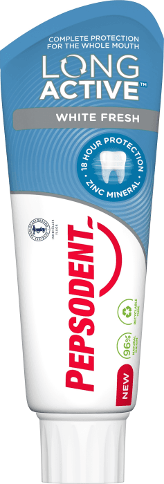 Tandkräm Long Active White Fresh