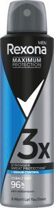 Deodorant 96h Men Max Protection Cobalt Dry Spray