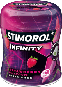 Tuggummi Sockerfri Infinity Strawberry/Lime