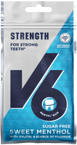 Tuggummi Sockerfri Strong Teeth Sweet Menthol